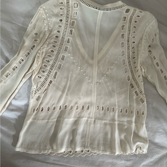 IRO Polita eyelet top - Picture 3 of 5